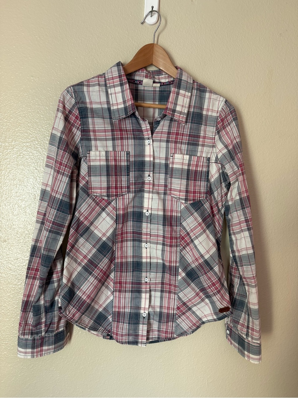 Roxy Plaid Button-Up Shirt